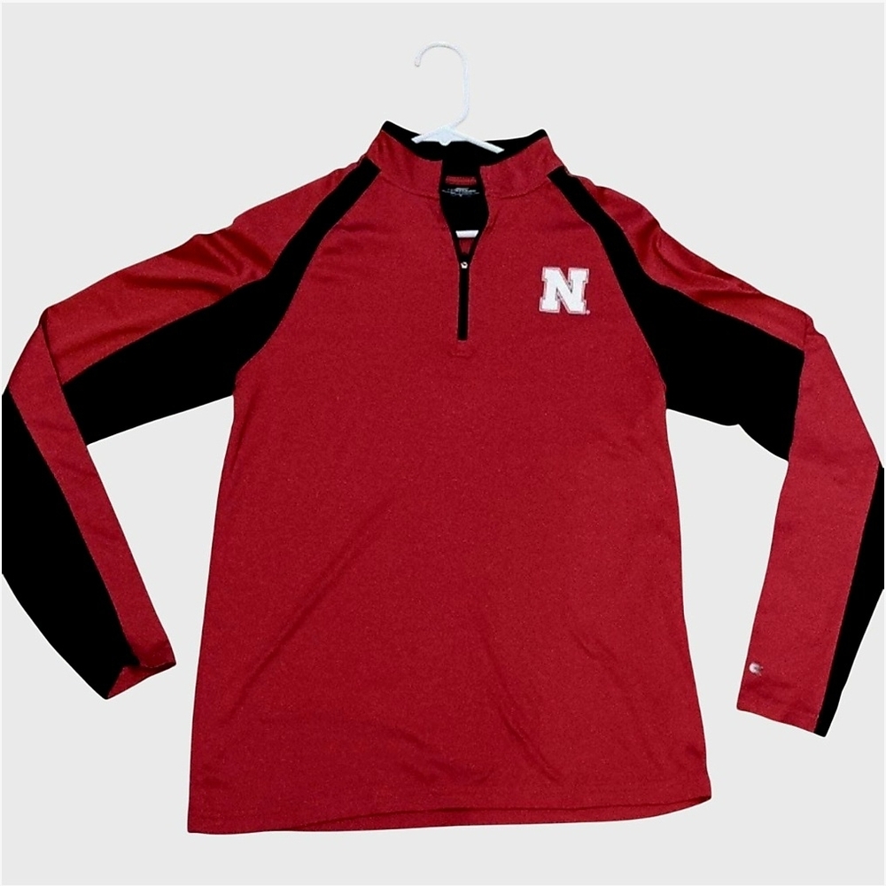 Colosseum Nebraska Athletic Quarter-Zip Pullover